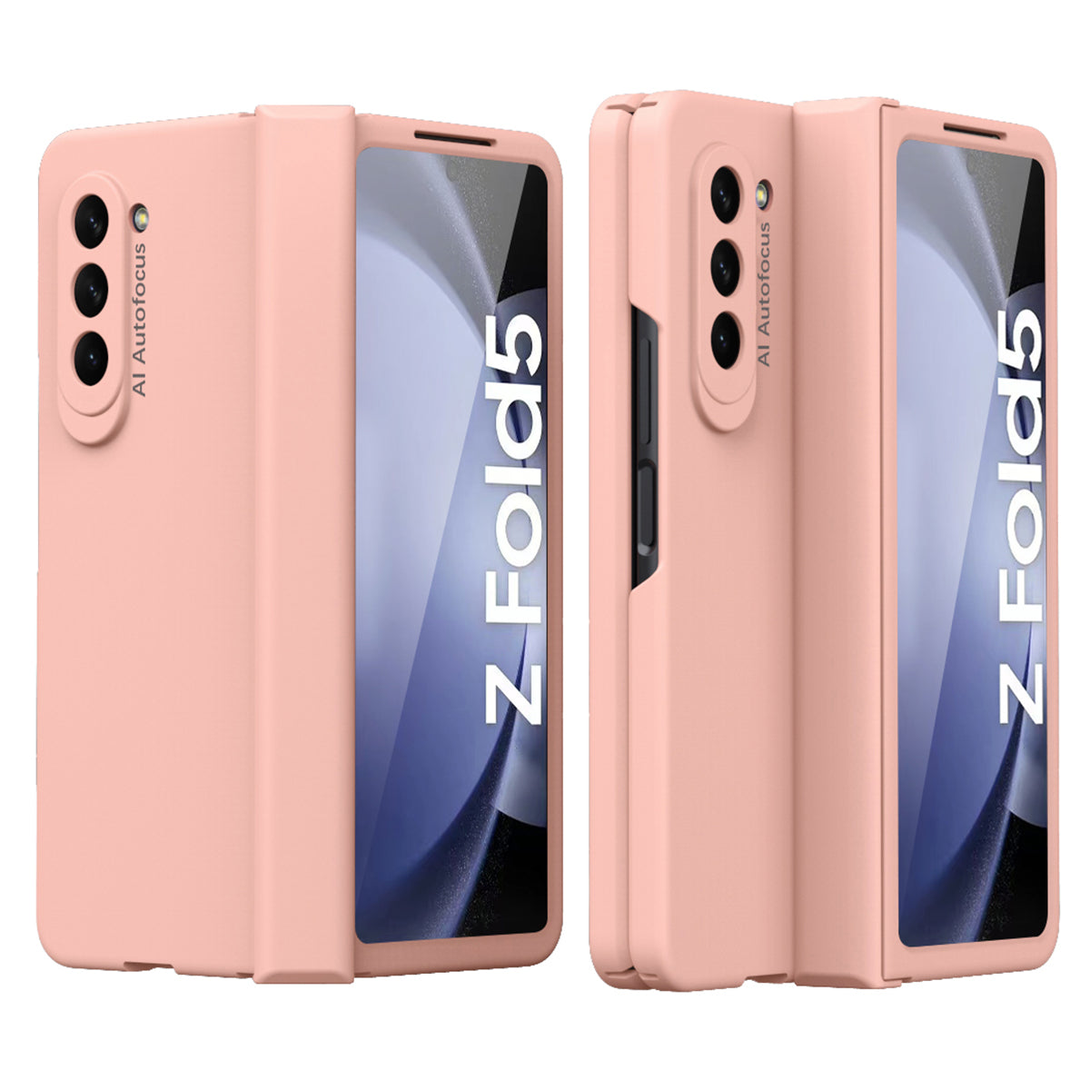 For Samsung Galaxy Z Fold5 5G Hinge Protection PC Phone Case Precise Cutout Anti-Scratch Cover with Tempered Glass Film For Samsung Galaxy Z Fold5 5G Hinge Protection PC Phone Case Precise Cutout Anti-Scratch Cover with Tempered Glass Film